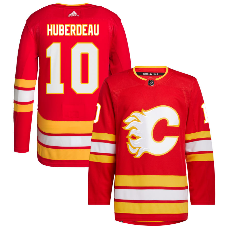 Jonathan Huberdeau Calgary Flames 2020/21 Home Primegreen Authentic Pro Jersey - Red