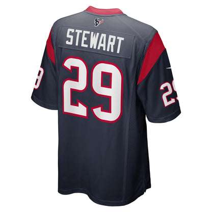 M.J. Stewart Houston Texans Game Player Jersey - Navy