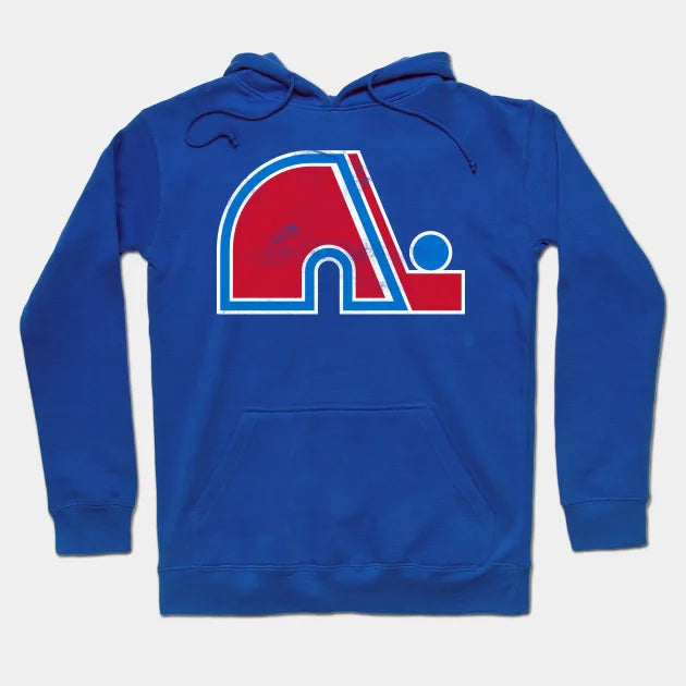 Quebec Nordiques -- 90S Hockey Team Hoodie