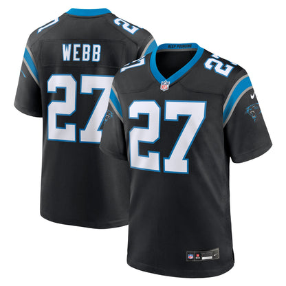 Sam Webb Carolina Panthers Team Game Jersey - ?Black