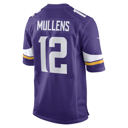 Nick Mullens Minnesota Vikings Game Player Jersey - Purple