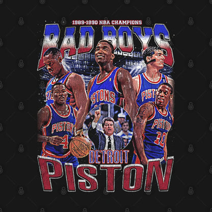 Detroit Pistons Bad Boys Vintage T-Shirt