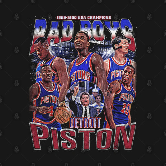 Detroit Pistons Bad Boys Vintage T-Shirt