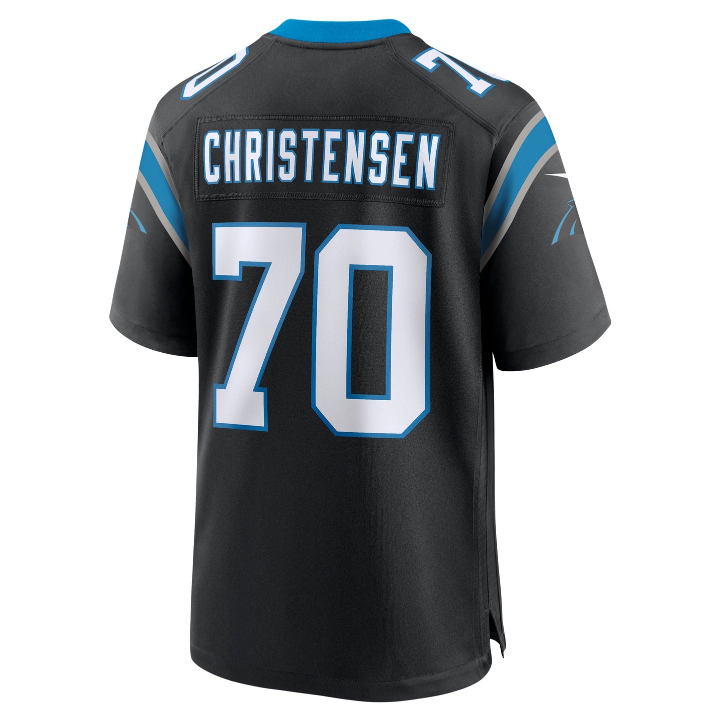 Brady Christensen Carolina Panthers Team Game Jersey - Black
