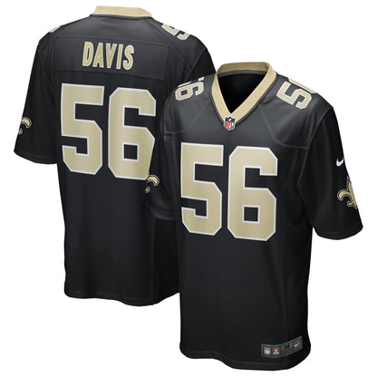 Demario Davis New Orleans Saints Game Jersey - Black