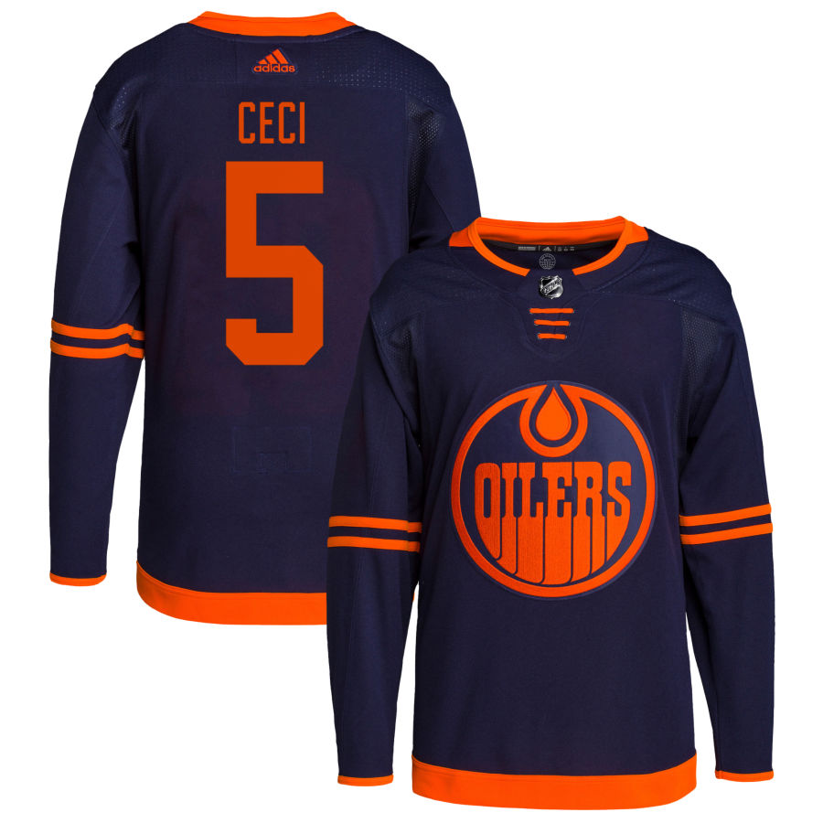 Cody Ceci Edmonton Oilers Alternate Primegreen Authentic Pro Jersey - Navy