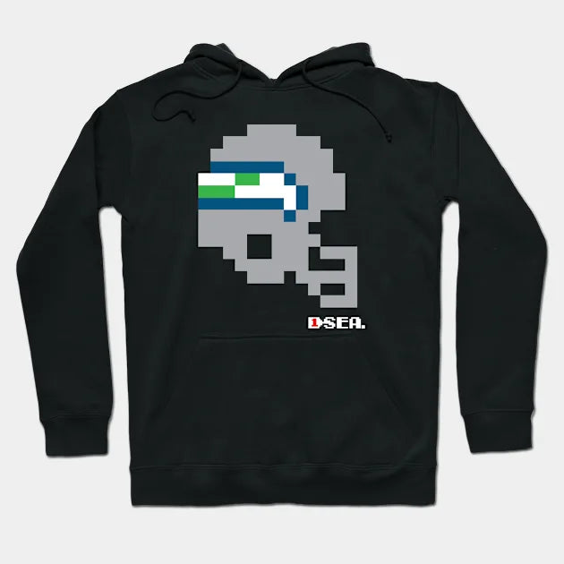Sea Seahawks Tecmo Bowl Helmet Hoodie