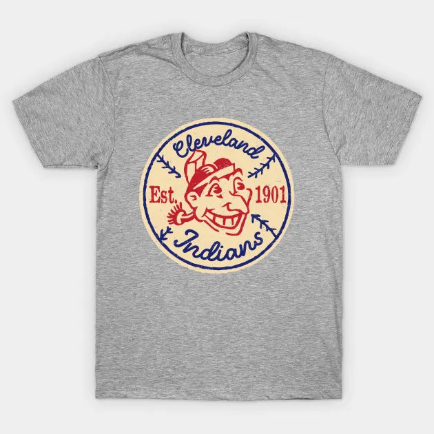 Indians Patch By Buck Tee T-Shirt