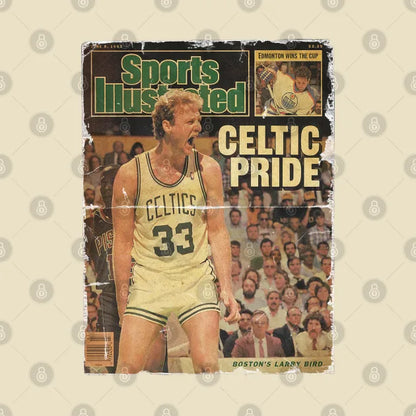 Larry Bird Pride  Vintage Cover Style T-Shirt