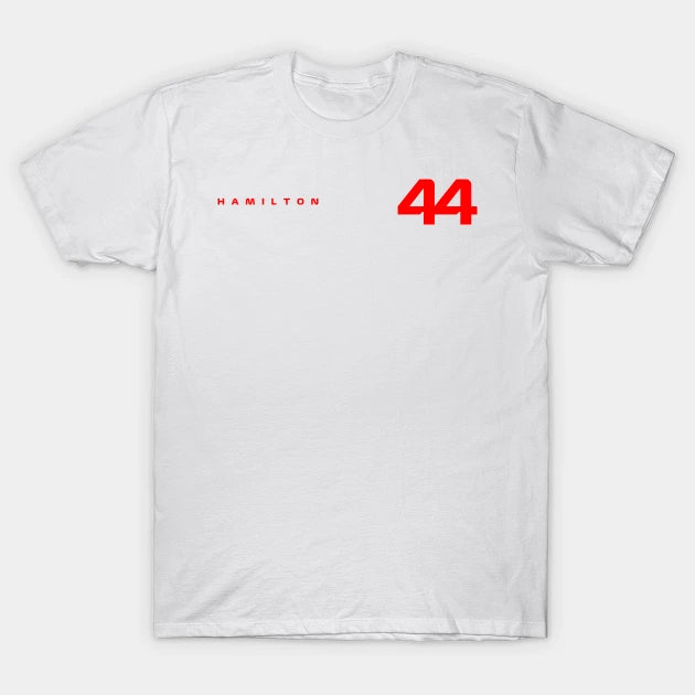 Lewis Hamilton 44 Red T-Shirt