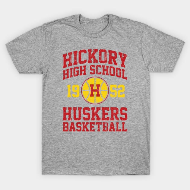 Hickory High School Huskers Basketball (Variant) T-Shirt