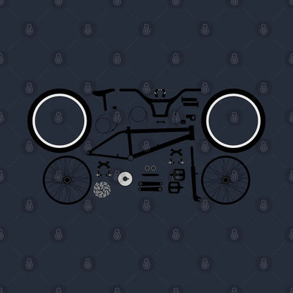 Bmx Bike Parts Hoodie