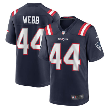 Raleigh Webb New England Patriots Home Game Player Jersey - Navy