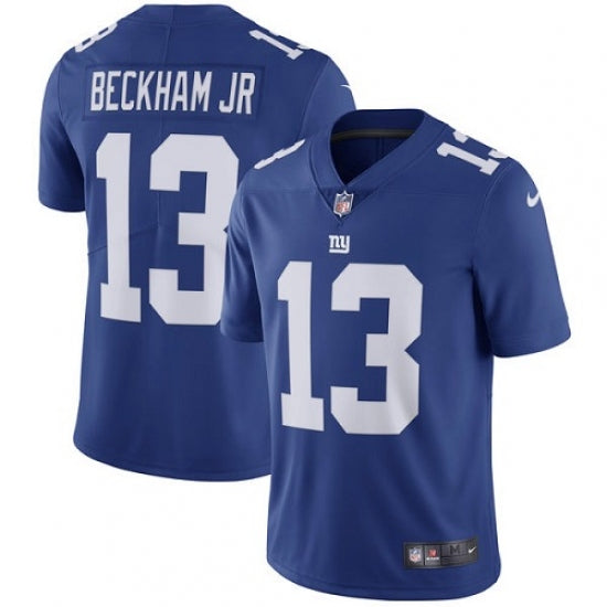 Men's New York Giants Odell Beckham Jr Limited Player Jersey Royal Blue