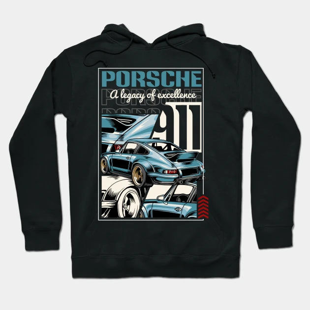 Porsche 911 Vintage Hoodie