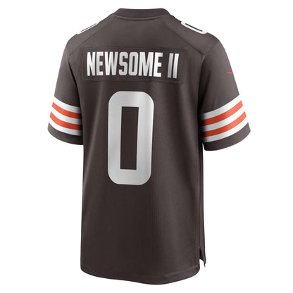 Greg Newsome II Cleveland Browns Team Game Jersey - Brown