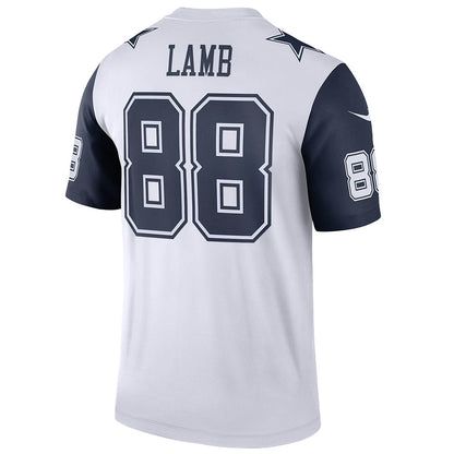 Men's Dallas Cowboys CeeDee Lamb 2nd Alternate Legend Jersey White