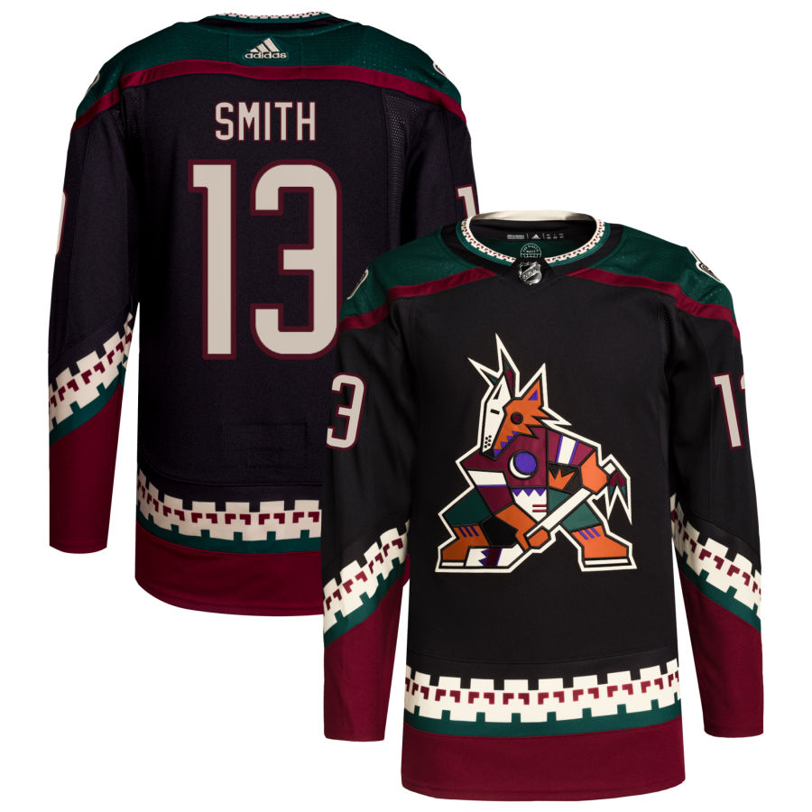 Nathan Smith Arizona Coyotes Home Primegreen Authentic Pro Jersey - Black