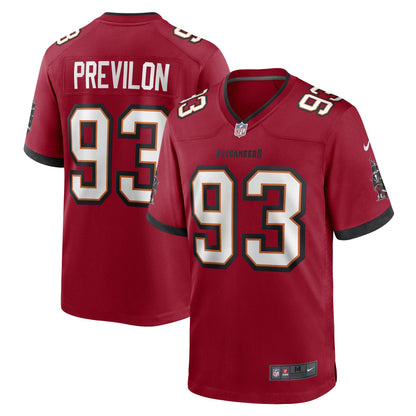 Willington Previlon Tampa Bay Buccaneers Game Player Jersey - Red
