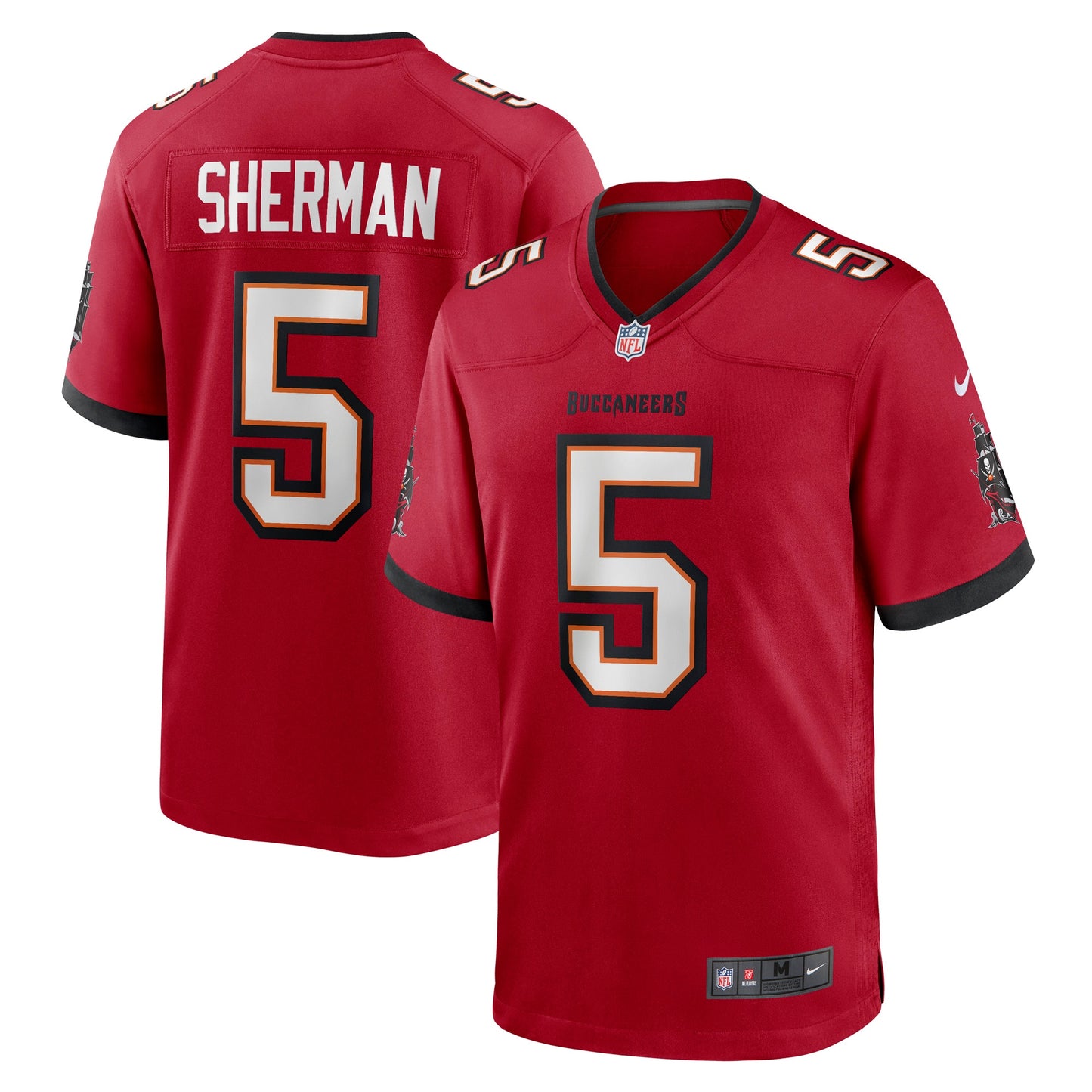Richard Sherman Tampa Bay Buccaneers Game Jersey - Red