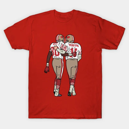 Jerry Rice And Joe Montana T-Shirt