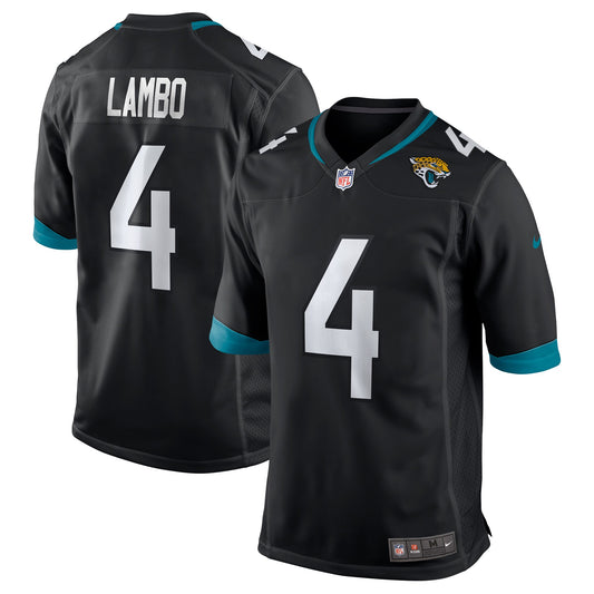 Josh Lambo Jacksonville Jaguars Game Jersey - Black