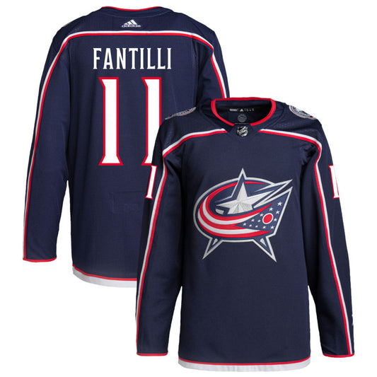 Adam Fantilli Columbus Blue Jackets Home Primegreen Authentic Pro Jersey - Navy