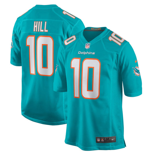 Men's Miami Dolphins Tyreek Hill Game Jersey Aqua