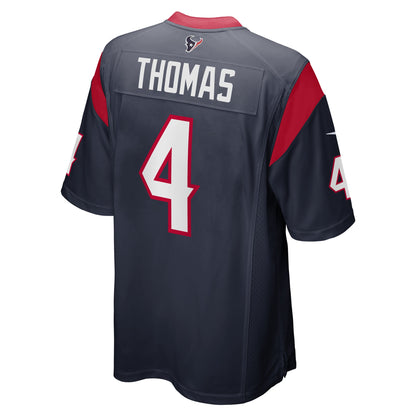 Tavierre Thomas Houston Texans Team Game Jersey - ?Navy