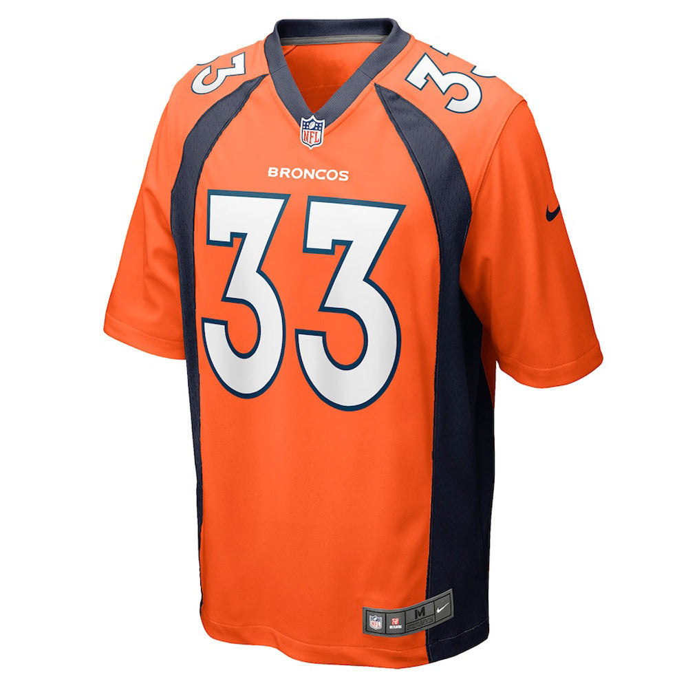 Men's Denver Broncos Javonte Williams Game Jersey - Orange