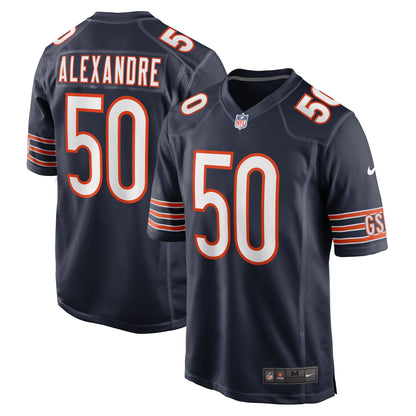 Deslin Alexandre Chicago Bears Team Game Jersey - ?Navy