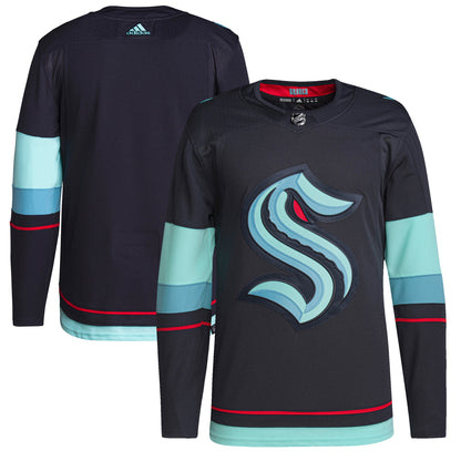 Seattle Kraken Home Authentic Primegreen Jersey - Navy