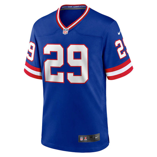 Men's New York Giants Xavier McKinney Classic Player Game Jersey Royal