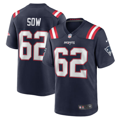 Sidy Sow New England Patriots Team Game Jersey - ?Navy