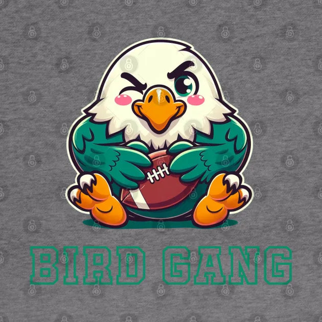 Philadelphia Eagles Bird Gang Cute Kawaii [Green] Hoodie