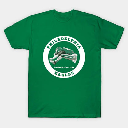 Fly Eagles Fly ¡°C Barkley?¡®S Iconic Backward Jump Tribute T-Shirt