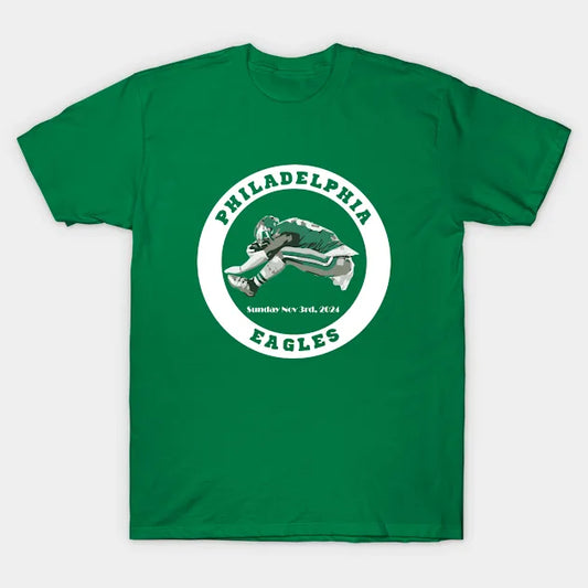 Fly Eagles Fly ¡°C Barkley?¡®S Iconic Backward Jump Tribute T-Shirt