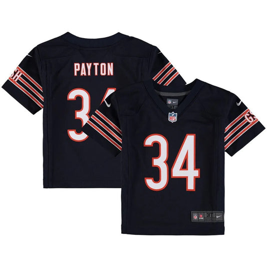 Walter Payton Chicago Bears Navy Toddler Game Jersey