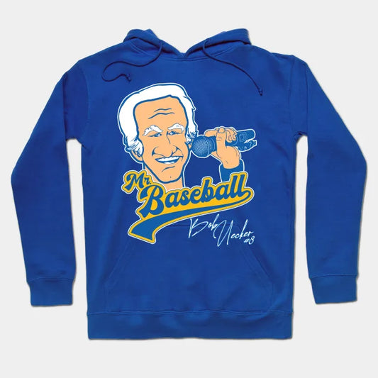 Mr Baseball ))(( Bob Uecker Baseball Tribute Hoodie