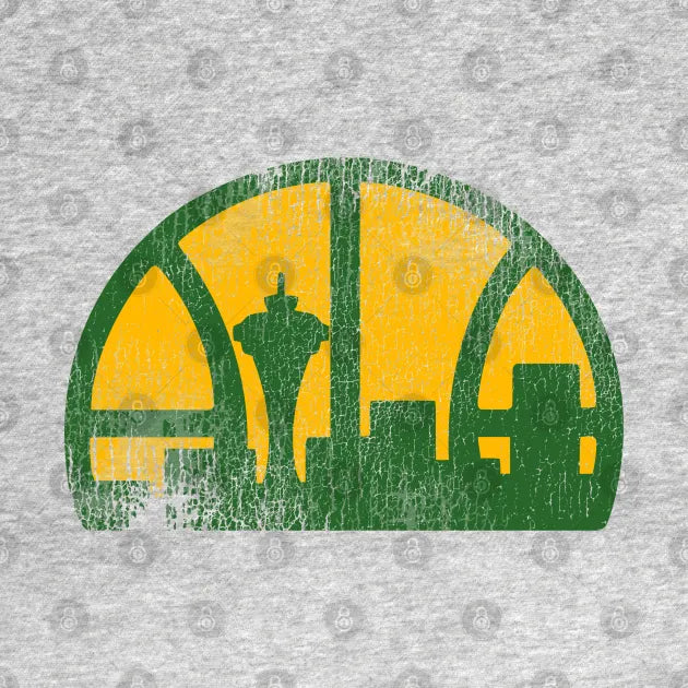 Seattle Supersonics Vintage Distressed Basketball T-Shirt