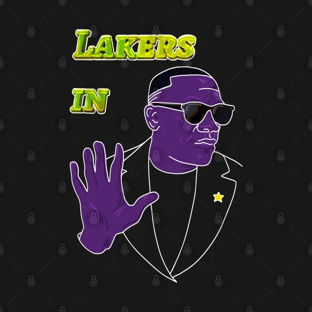 Lakers In Five Design T-Shirt