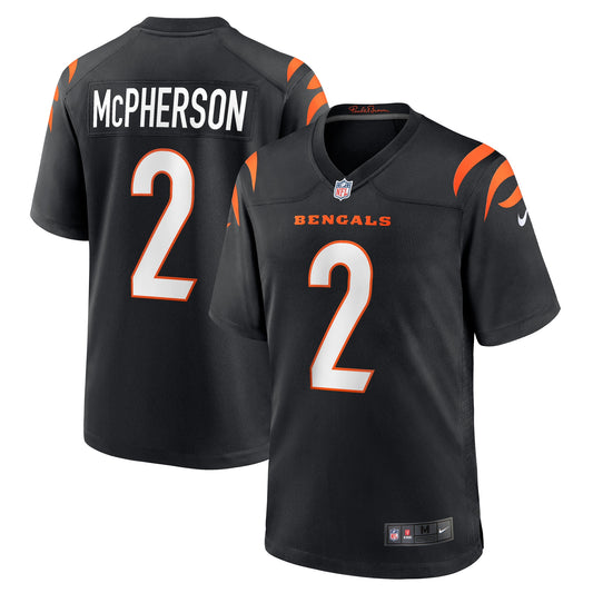 Evan McPherson Cincinnati Bengals Game Jersey - Black