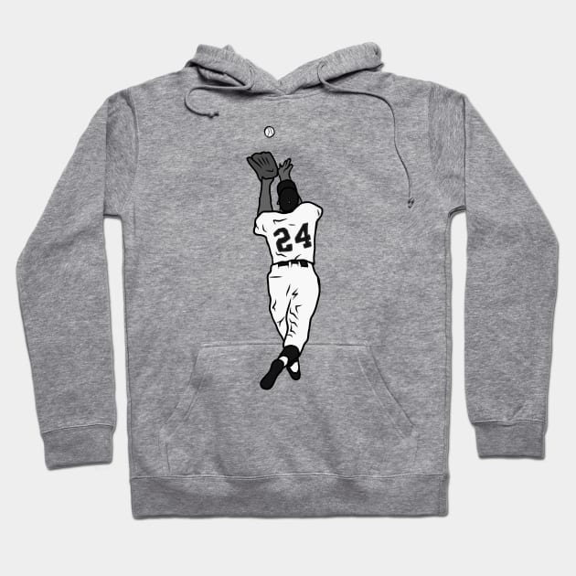 Willie Mays 'The Catch' (Black And White) Hoodie