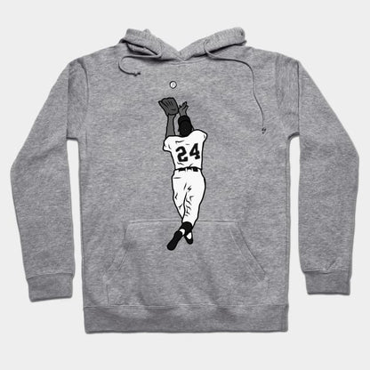 Willie Mays 'The Catch' (Black And White) Hoodie