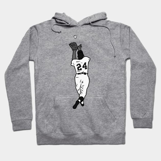 Willie Mays 'The Catch' (Black And White) Hoodie