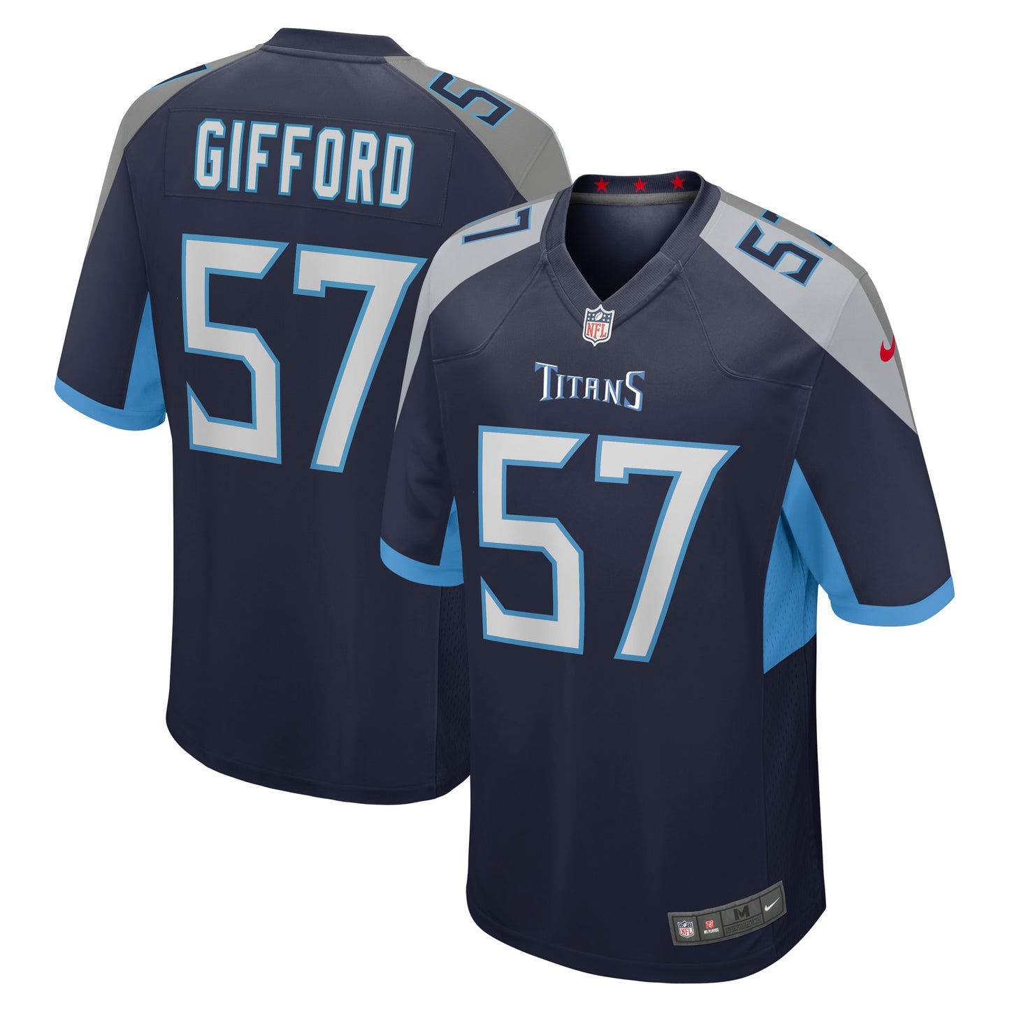 Luke Gifford Tennessee Titans Game Player Jersey - Navy