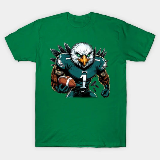 Philadelphia Eagles Bird Gang Football Number 1 T-Shirt