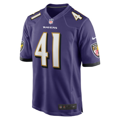 Daryl Worley Baltimore Ravens Game Player Jersey - Purple