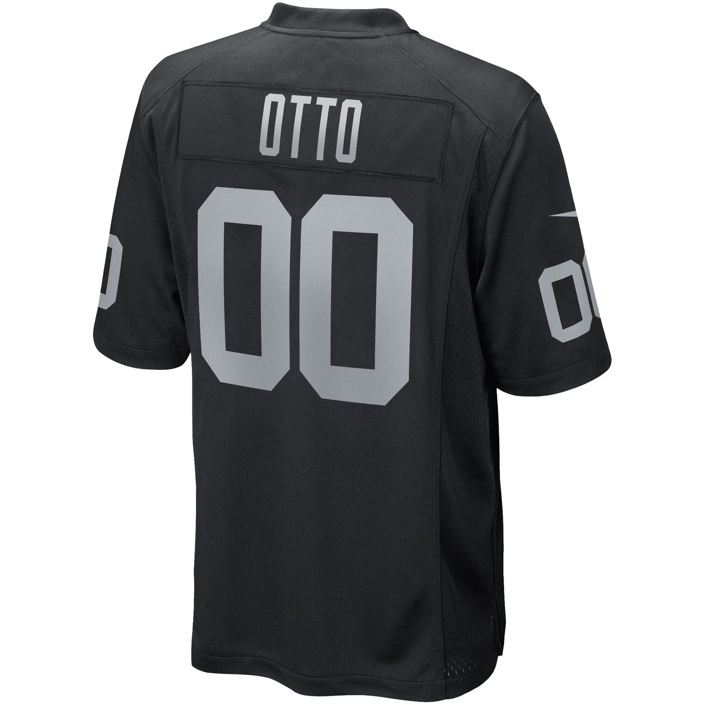 Jim Otto Las Vegas Raiders Game Retired Player Jersey - Black
