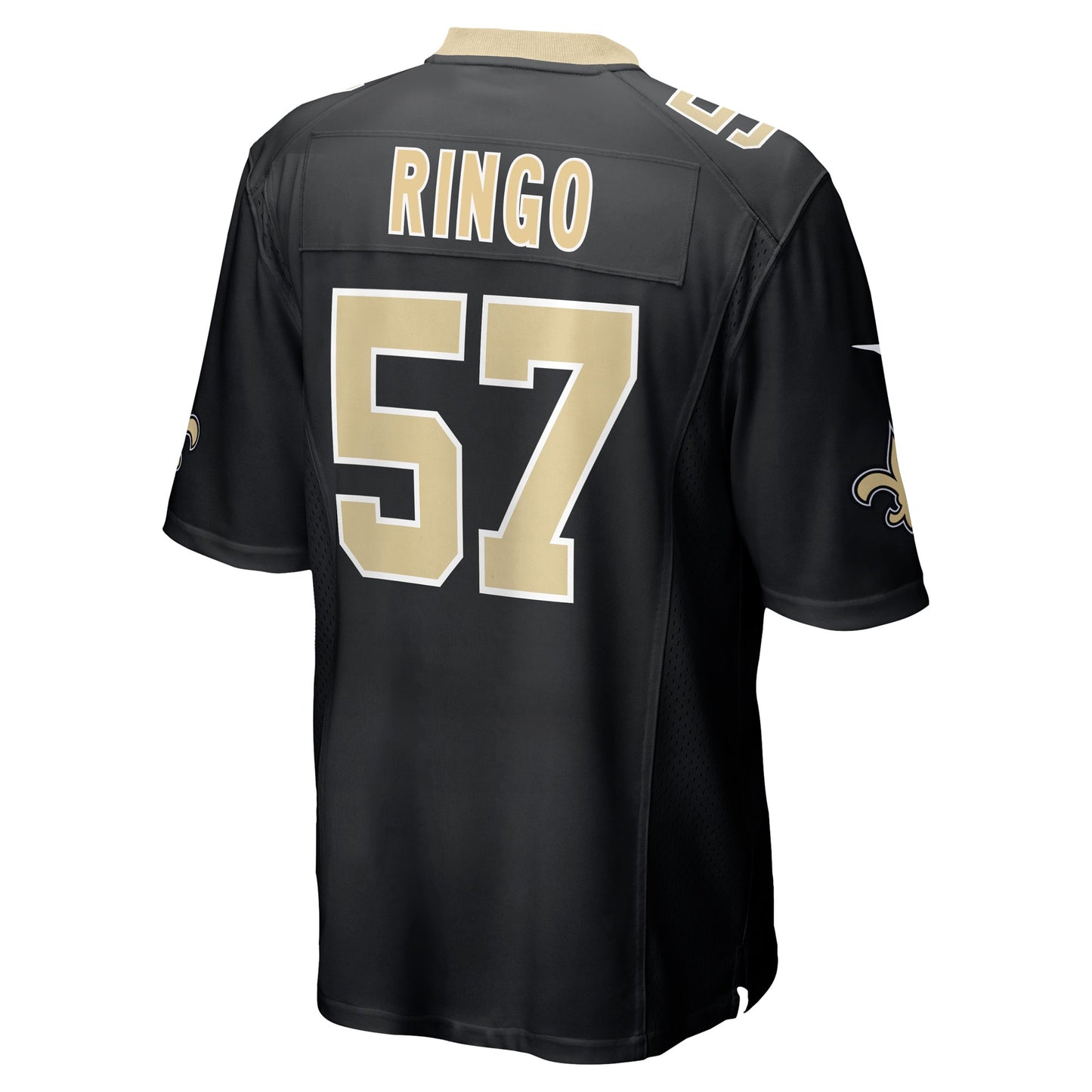 Christian Ringo New Orleans Saints Game Player Jersey - Black